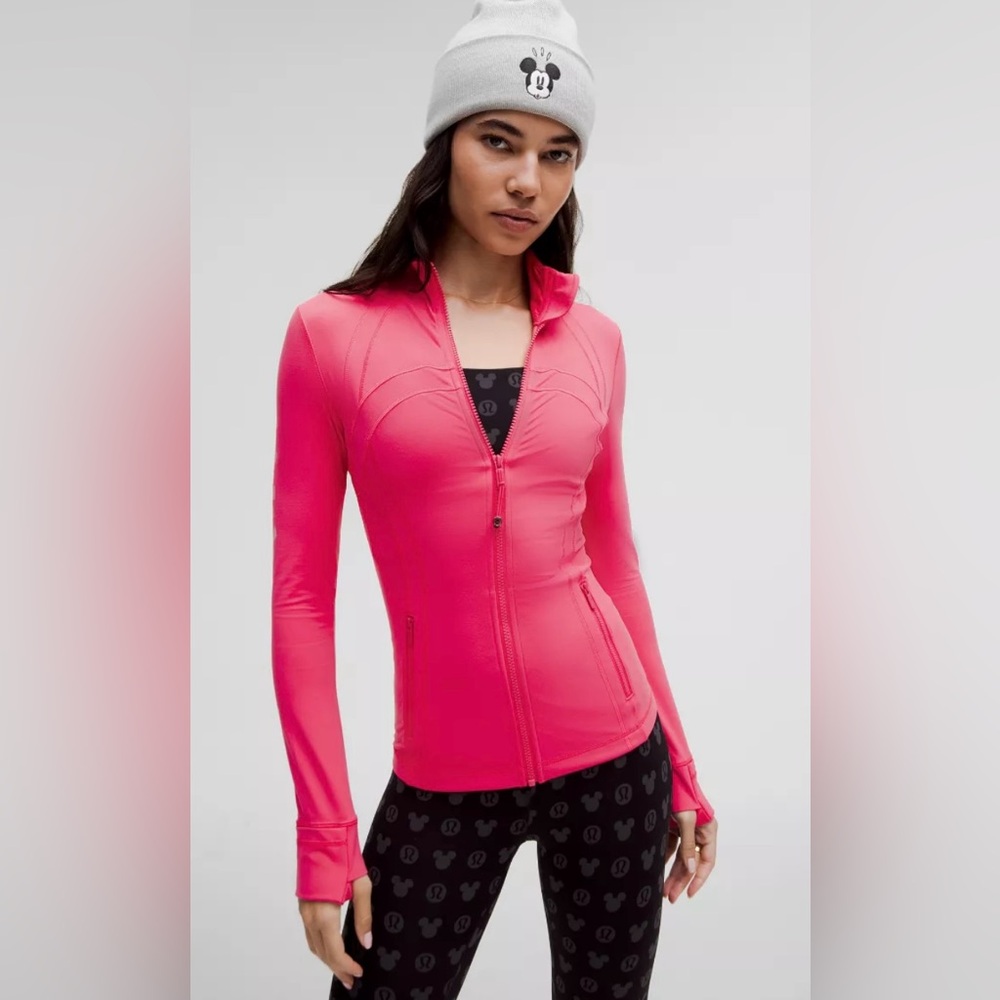 Lululemon Disney NWT Define Nulu Jacket Lip Gloss Pink Color Size 6